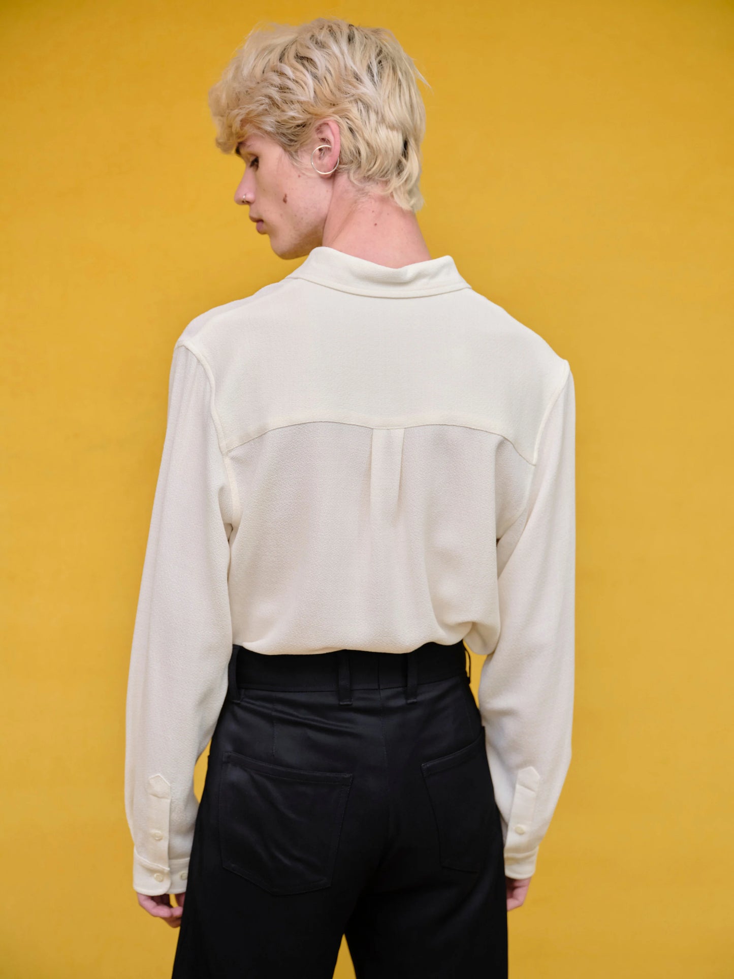 Séfr Hampus Shirt Wool Off White - Mojo Independent Store