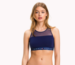 Tommy Hilfiger Cotton Mesh Bralette Navy - Mojo Independent Store