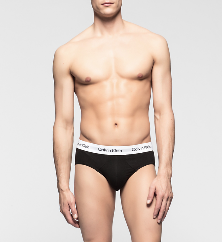 Calvin Klein Cotton Stretch 3-pack Briefs Black - Mojo Independent Store