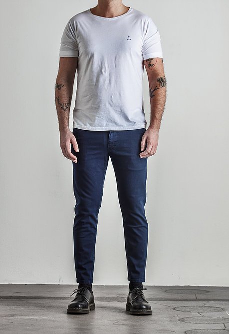 The Blue Uniform Bernta Chino Navy - Mojo Independent Store