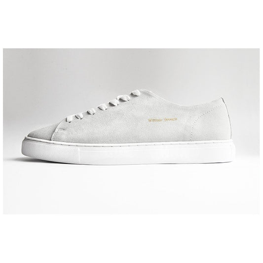 William Strouch Classic Suede Sneakers Off White - Mojo Independent Store