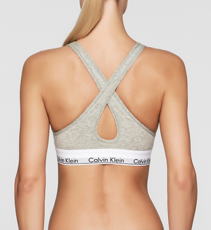 Calvin Klein Modern Cotton Bralette Grey Heather - Mojo Independent Store