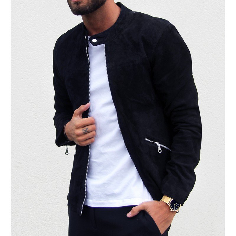 William Strouch Suede Jacket Black - Mojo Independent Store