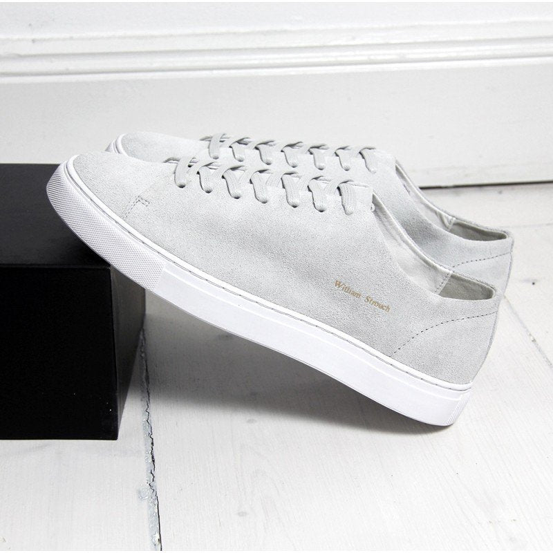 William Strouch Classic Suede Sneakers Off White - Mojo Independent Store