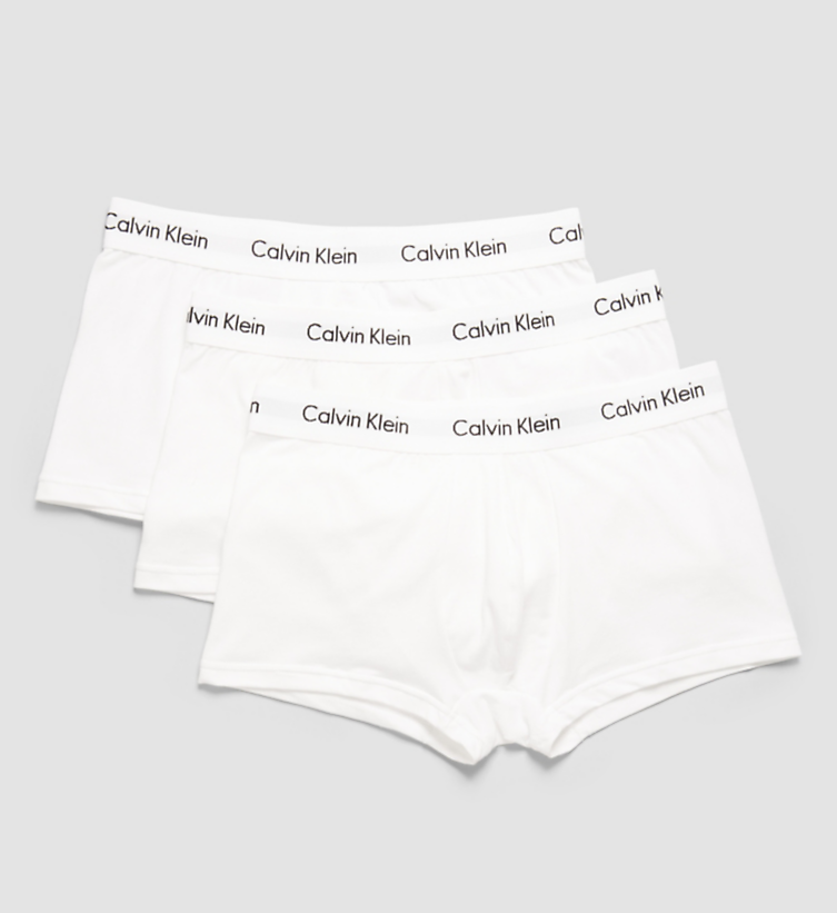 Calvin Klein 3 Pack Cotton Stretch White - Mojo Independent Store