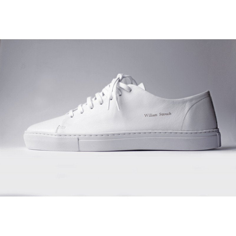 William Strouch White Classic Sneakers - Mojo Independent Store