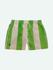 Oas Emerald Stripe Swim Shorts