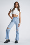 Abrand Jeans A 94 High Straight Gina Rip