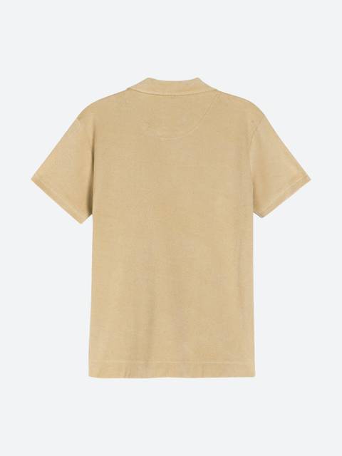 Oas Beige Polo Terry Shirt