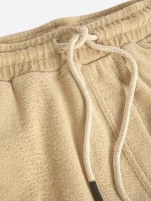 Oas Beige Terry Shorts
