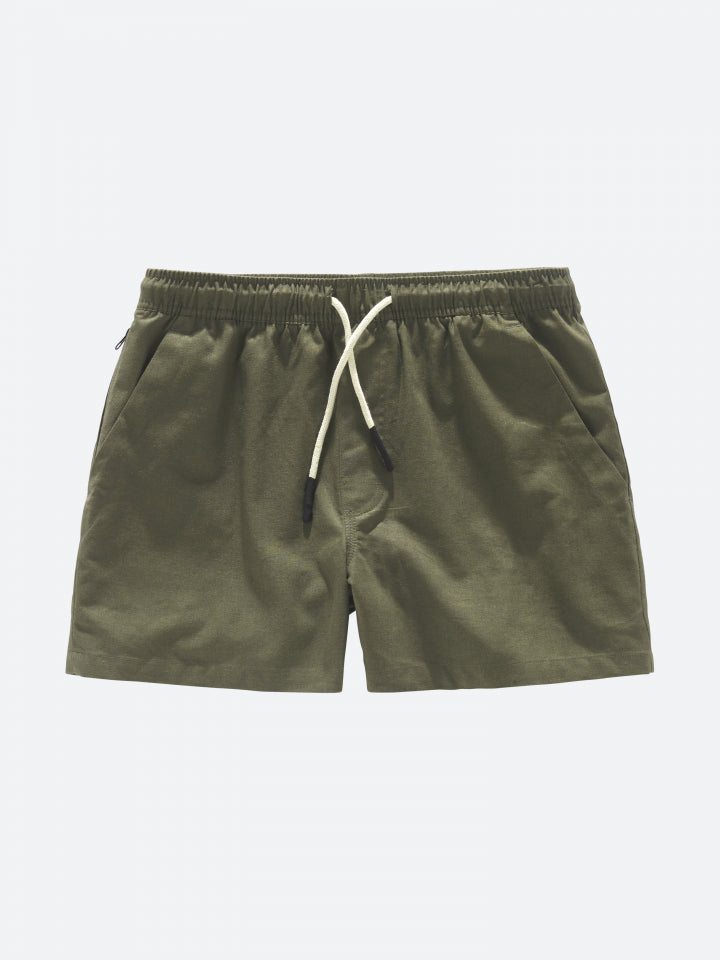 Oas Vacation Shorts Army Linne - Mojo Independent Store