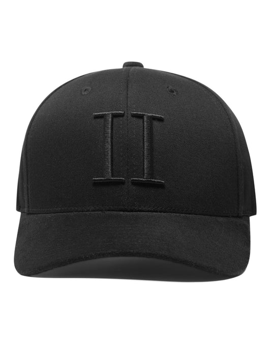 Les Deux Baseball Cap Suede II Black