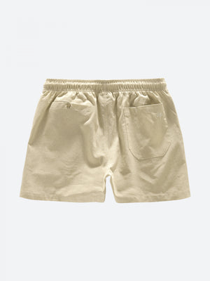 Oas Vacation Shorts Beige Linne - Mojo Independent Store