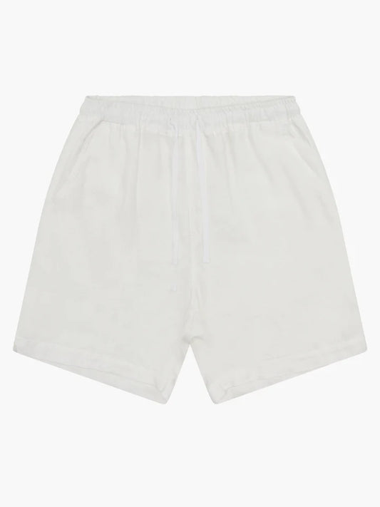 Woodbird Bommy Linen Shorts White - Mojo Independent Store