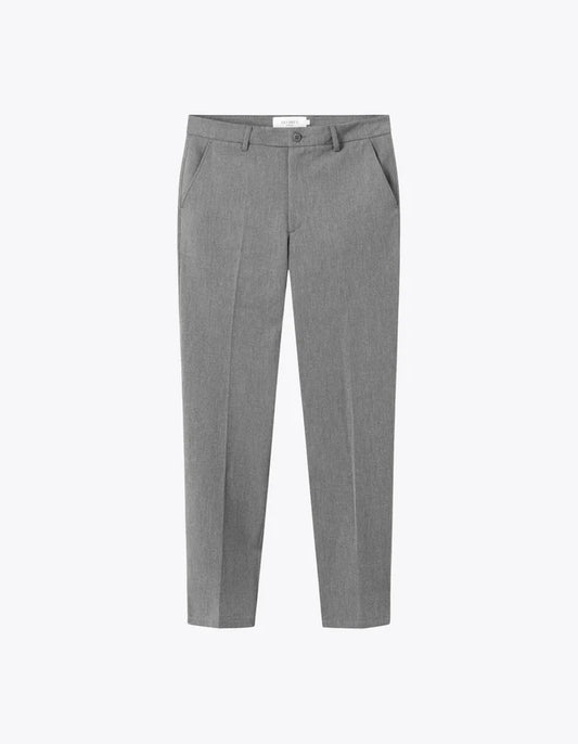 Les Deux Como Reg Suit Pants Grey Melange