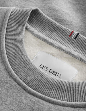 Les Deux Diego Sweatshirt Grey Melange/White