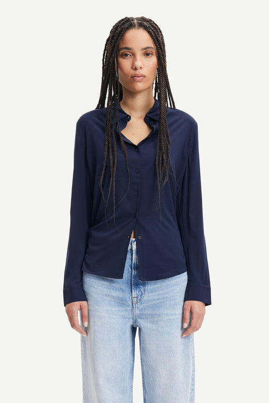 Samsøe Samsøe Milly Shirt Dark Sapphire