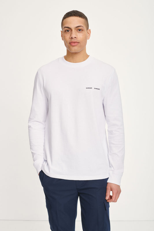 Samsøe Samsøe Norsbro LS T-shirt White