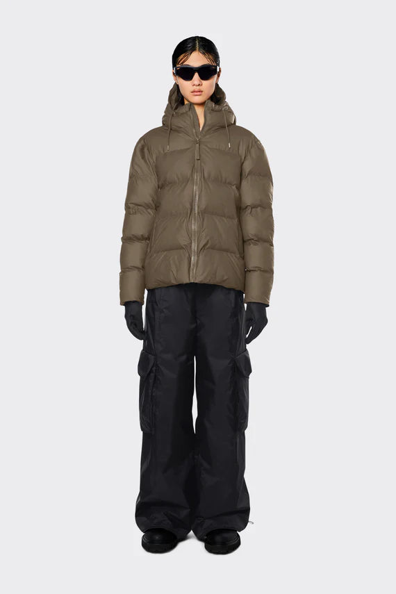 Rains Puffer Jacket Wood