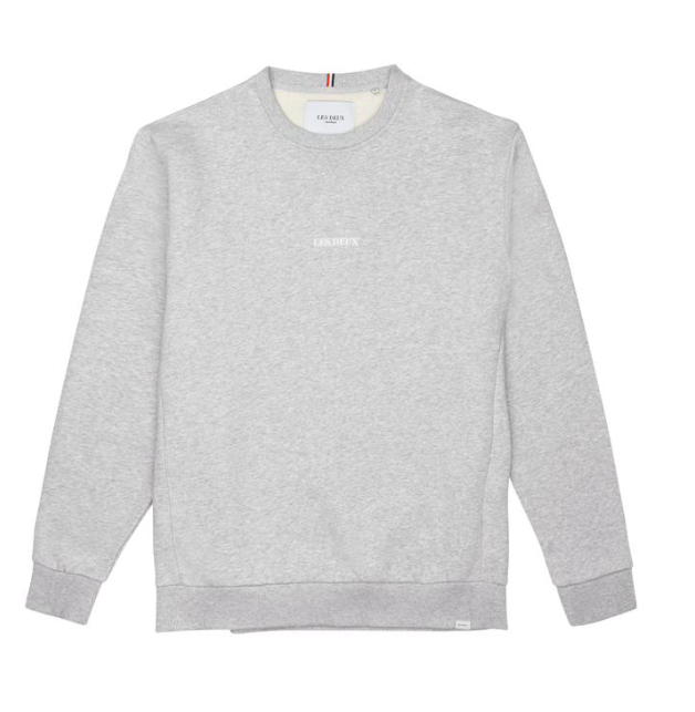 Les Deux Nouveau Lens Sweatshirt Snow Melange/White