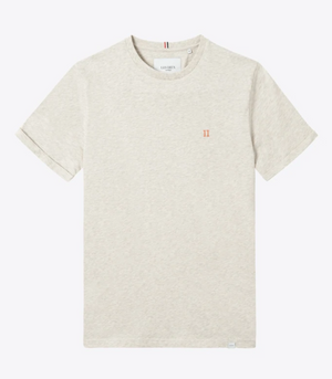 Les Deux Norregaard T-shirt Light sand melange/orange