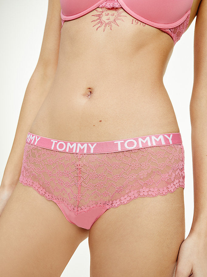 Tommy Hilfiger Floral Lace Hipster Hamptons Pink