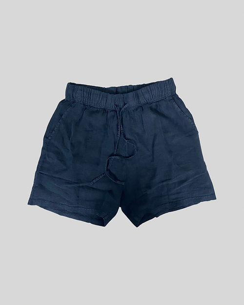 The Blue Uniform Danne Linen Short Pant Navy