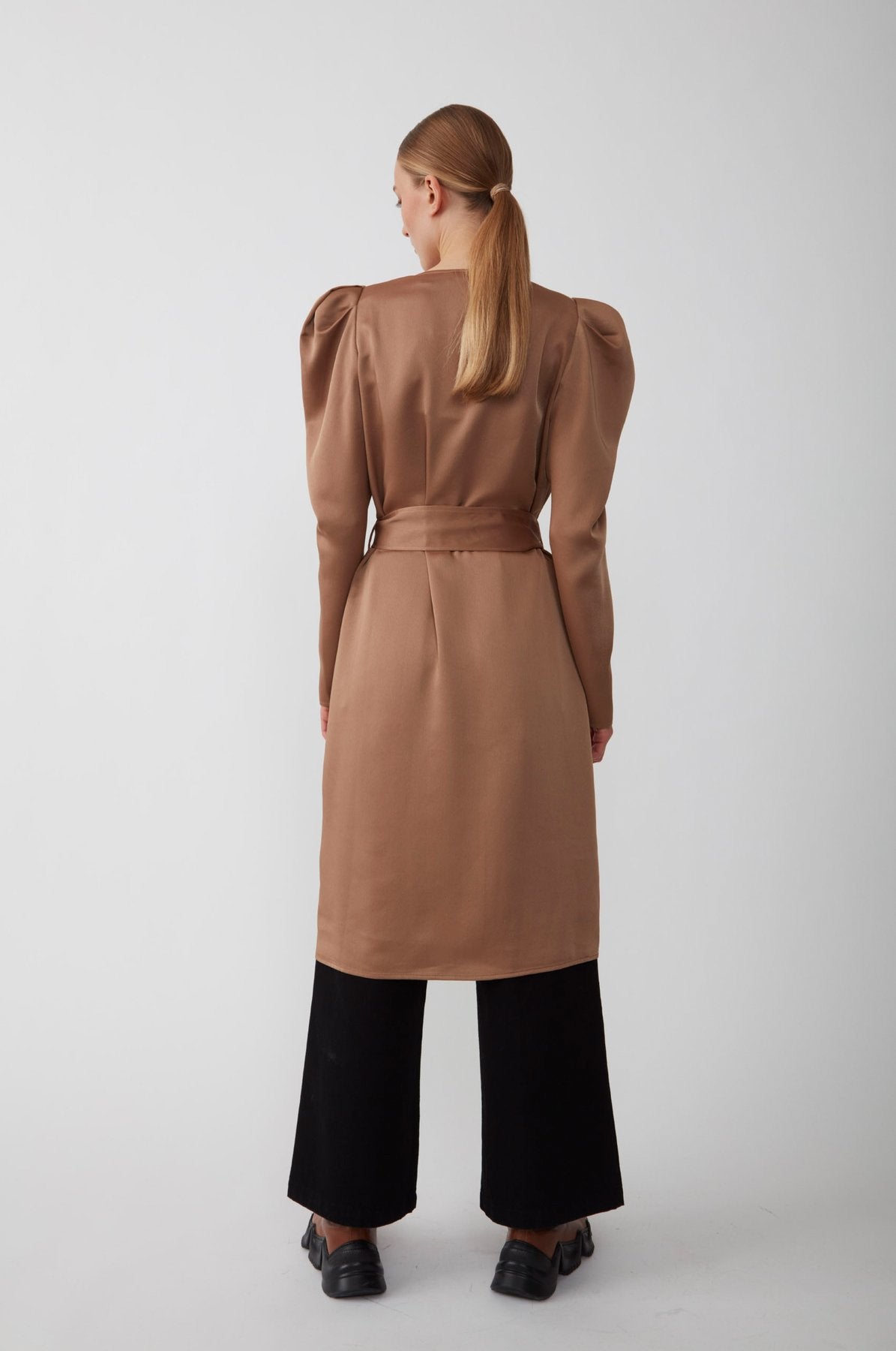 Just Female Cady Dress Walnut