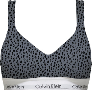 Calvin Klein Lift Bralette Savannah Cheetah Pewter