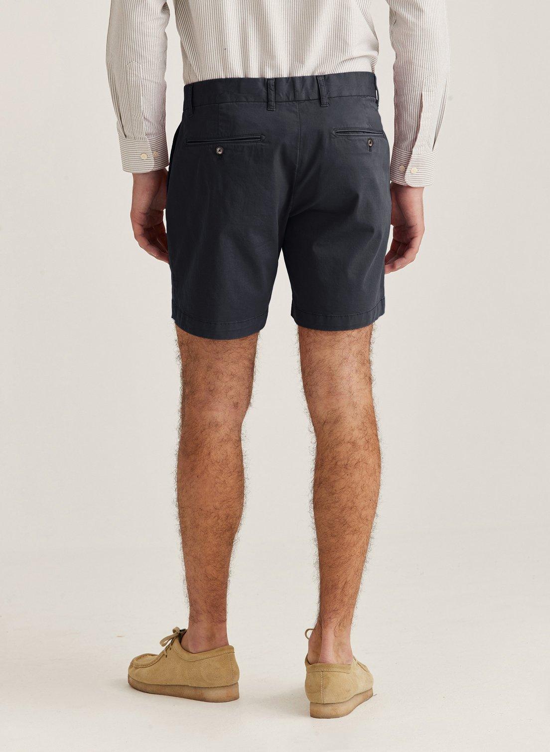 Morris Lt Twill Chino Shorts Blue