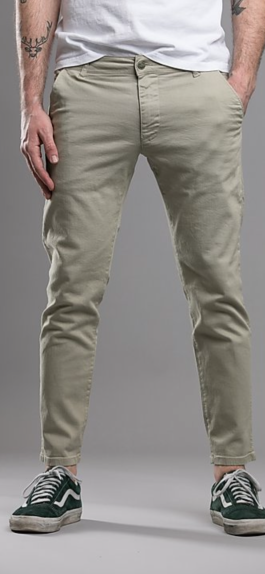 The Blue Uniform Bernta Chino 2.0 Khaki - Mojo Independent Store