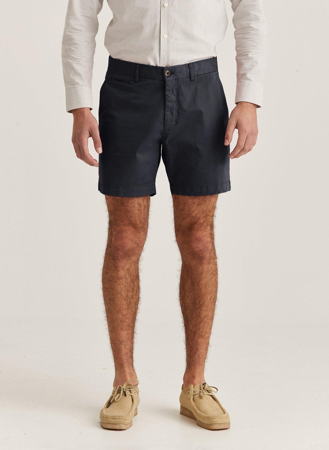 Morris Lt Twill Chino Shorts Blue