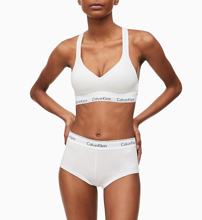 Calvin Klein Modern Cotton Bralette White - Mojo Independent Store