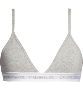 Calvin Klein Unlined Triangle Bra Grey Heather - Mojo Independent Store