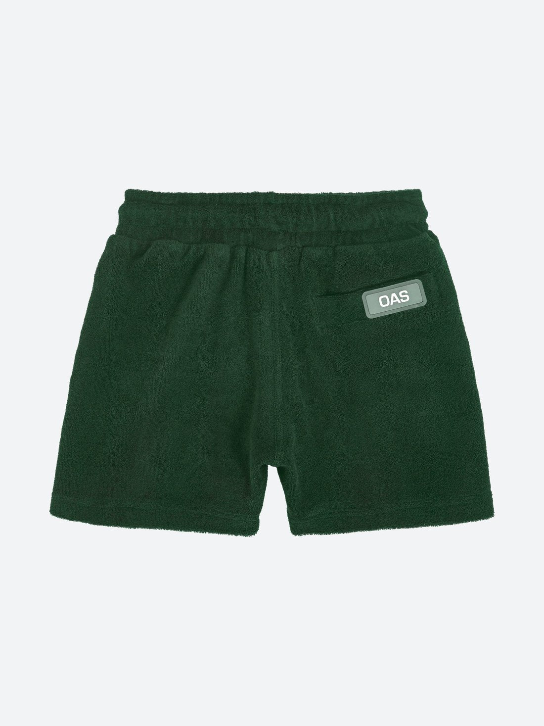 Oas Kids Green Terry Shorts