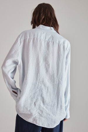 Hope Elma Edit Linen Shirt Geyser Grey Linen